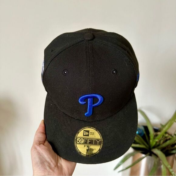 Philadelphia Phillies New Era 59 Fitted Baseball Hat World Series 1996 Size 7 - Picture 4 of 9